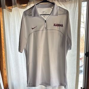 Nike Men's White Alabama Dri-FIT Polo Shirt